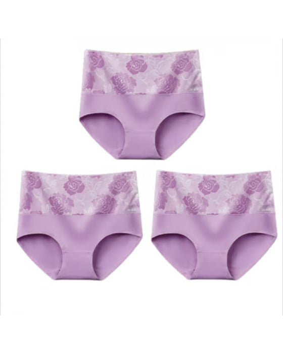 🔥 Damen-Slip Mit Hoher Taille Und Bauchkontrolle Aus Reiner Baumwolle In Übergröße
