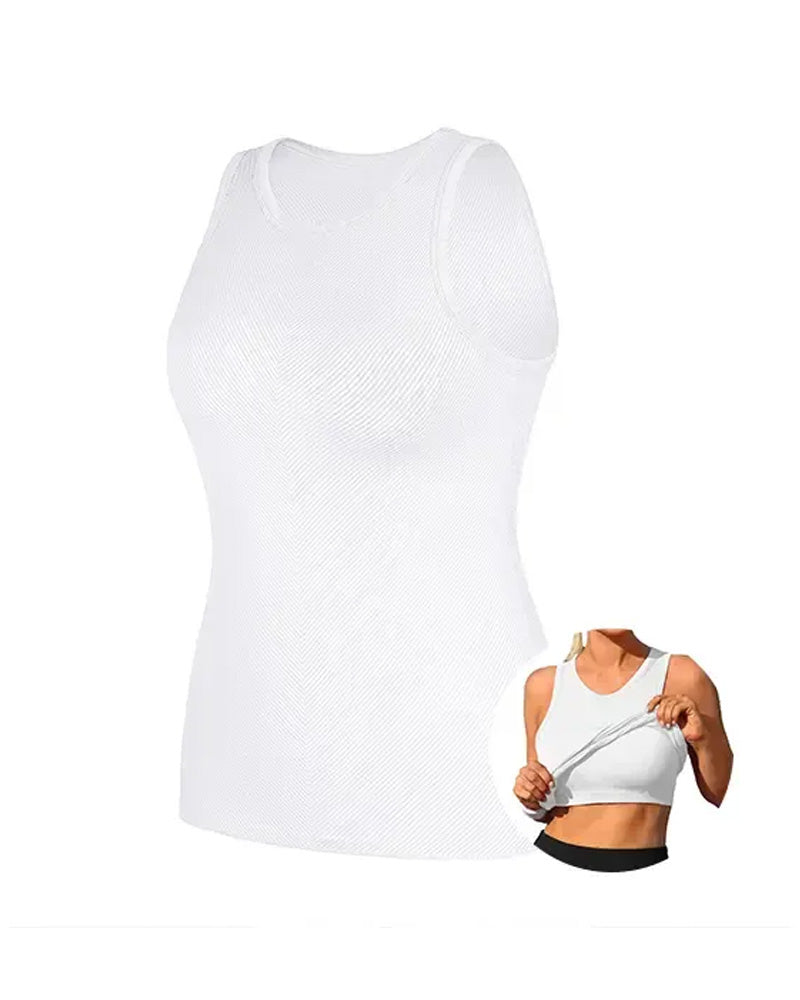 Sportliches Tanktop Mit Eingebautem Bh