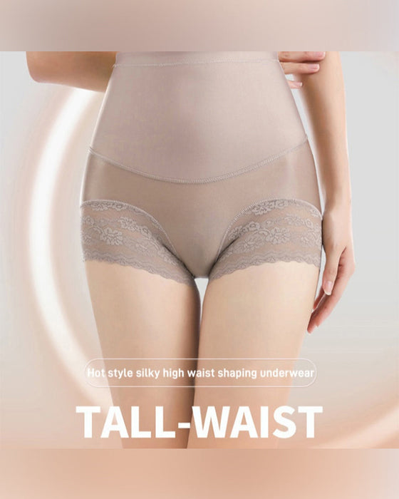 Unterwäsche Seidig Hohe Taille Formend