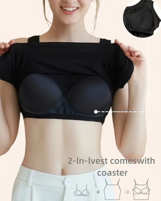 Camisole Top Einteilig Einfarbig Unterziehteil