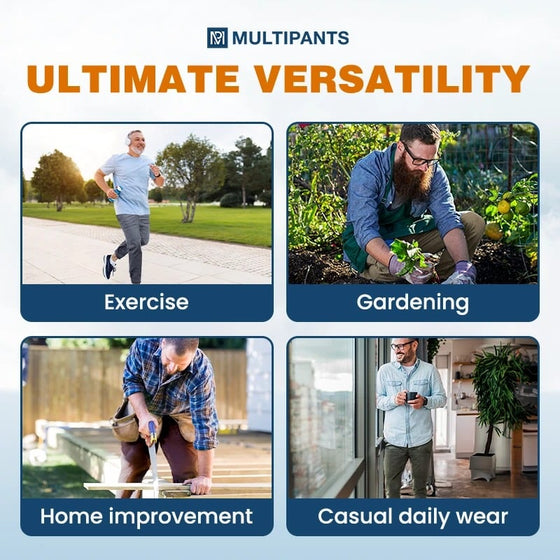 MultiPants – Hochflexible Cargo-Hose mit mehreren Taschen und langlebigem Material