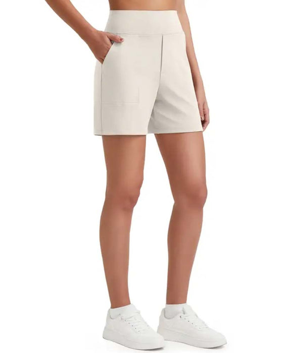 Shorts Hohe Taille Sportlich Laufen