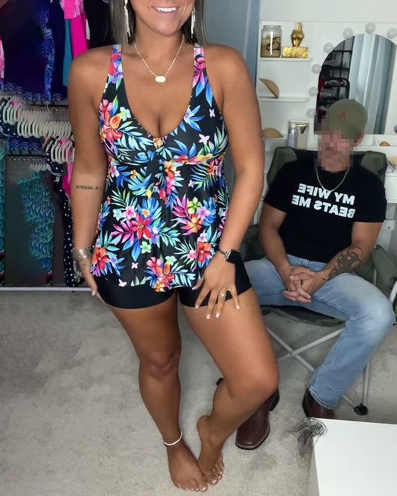 Sexy Badeanzug mit Modeprint