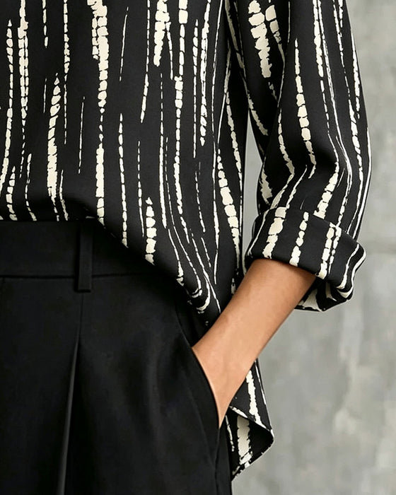 Top Drapiert Cowl Hals Linie