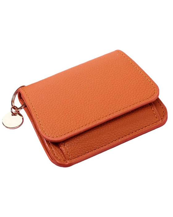 Damenbrieftasche Elegante Minimalistische Kurze Ausführung