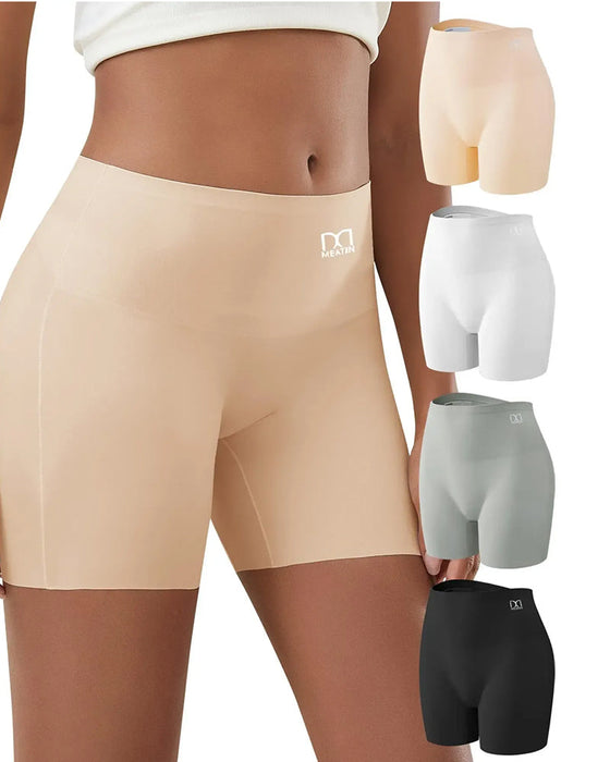 Shorts Mittelhoher Bund Einfarbig