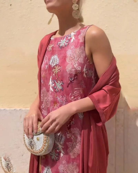 Set Ärmellos Maxi Kleid + Passender Cardigan