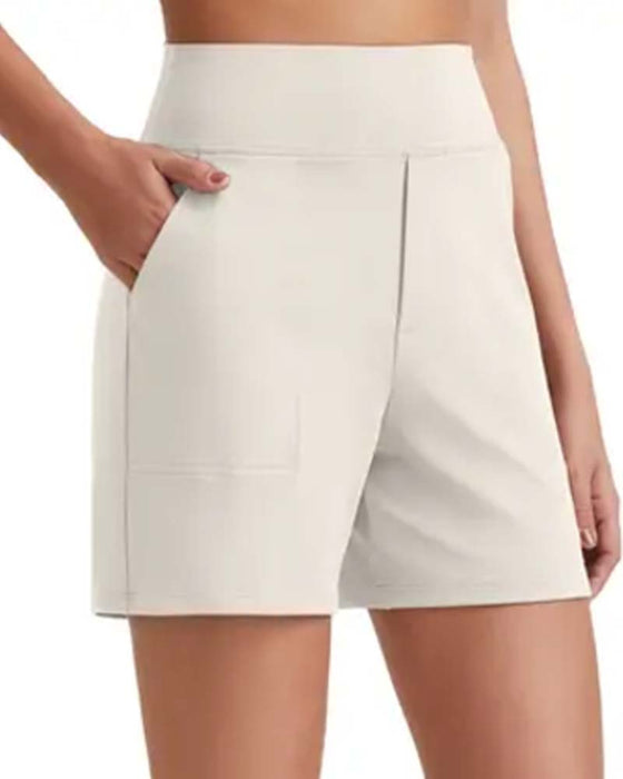 Shorts Hohe Taille Sportlich Laufen
