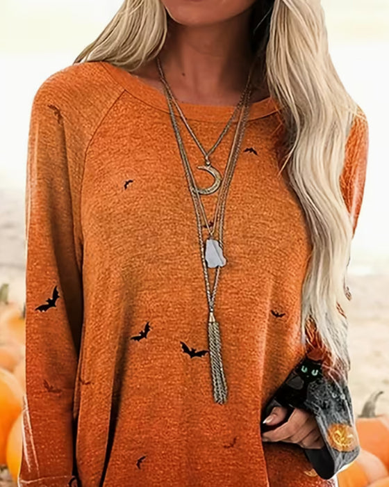 T‑Shirt Langarm Rundhals
