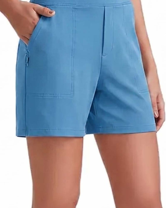 Shorts Hohe Taille Sportlich Laufen