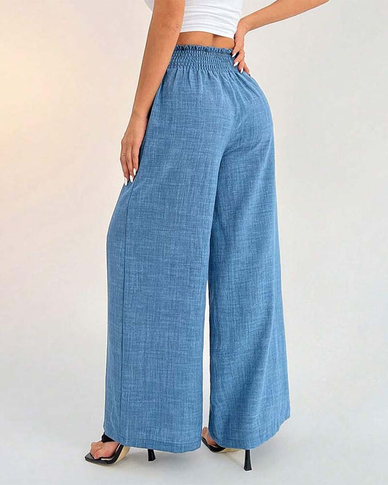 Hose Weit geschnitten Stilvoll Casual