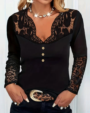 Bluse Spitze Modedesign