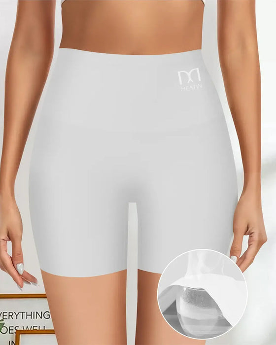 Shorts Mittelhoher Bund Einfarbig