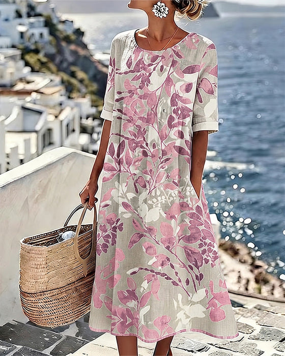 Kleid Gedruckt Shift