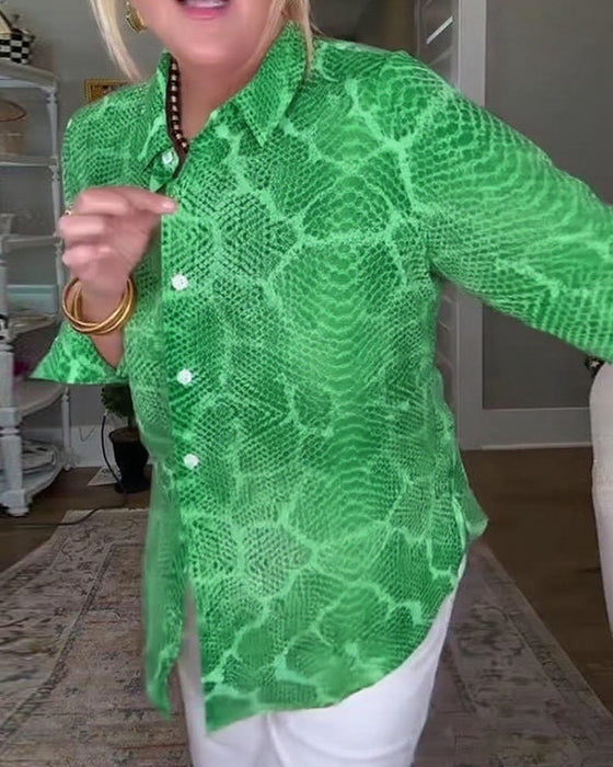 Bluse Mit Knöpft Und Strukturiert Merkmalen