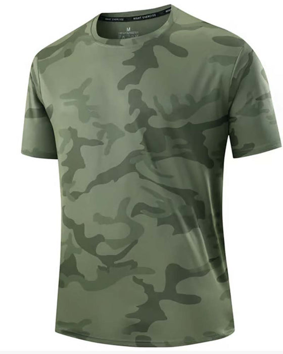 T-Shirt Camo Kurzarm Herren