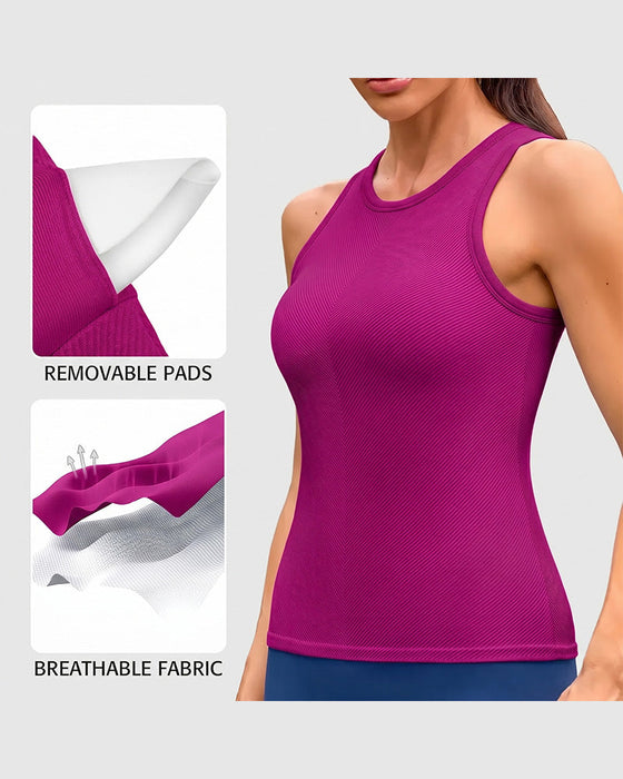 Sportliches Tanktop Mit Eingebautem Bh