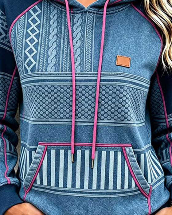 Hoodie Mit Kapuze Langarm Locker