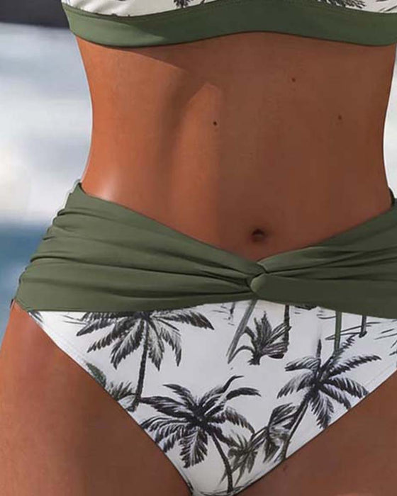 Bikini Resort Farbblock Patchwork