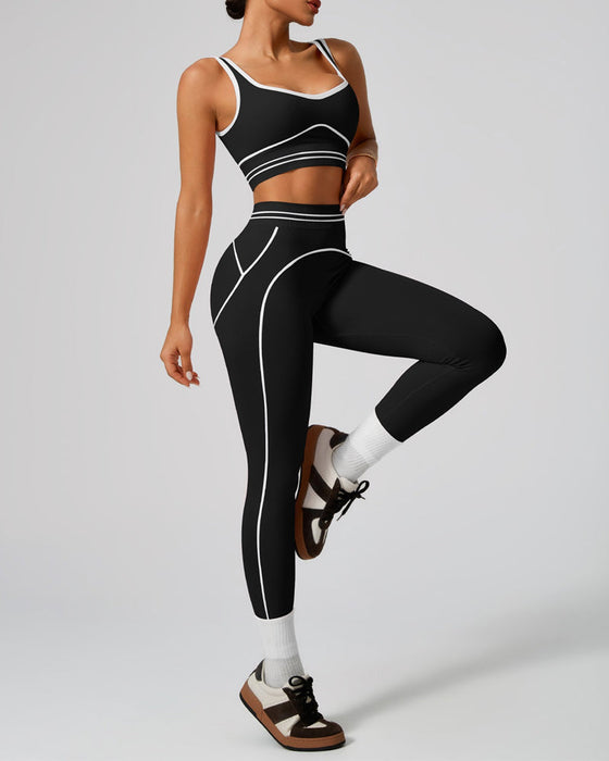 Set Sport Tank Hohe Taille Yoga