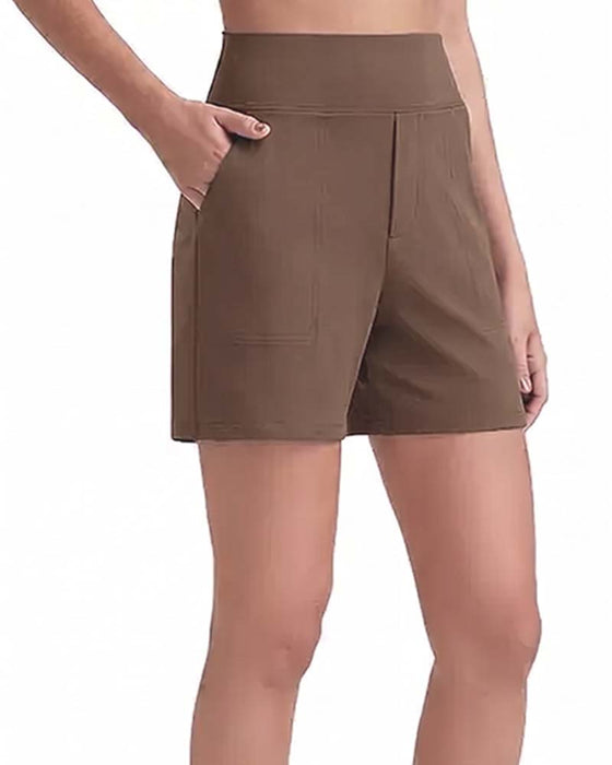 Shorts Hohe Taille Sportlich Laufen