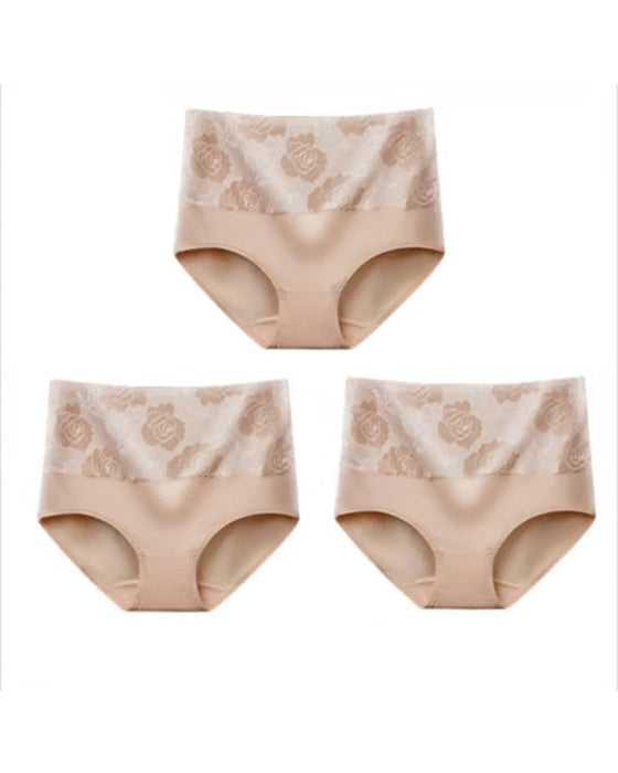 🔥 Damen-Slip Mit Hoher Taille Und Bauchkontrolle Aus Reiner Baumwolle In Übergröße