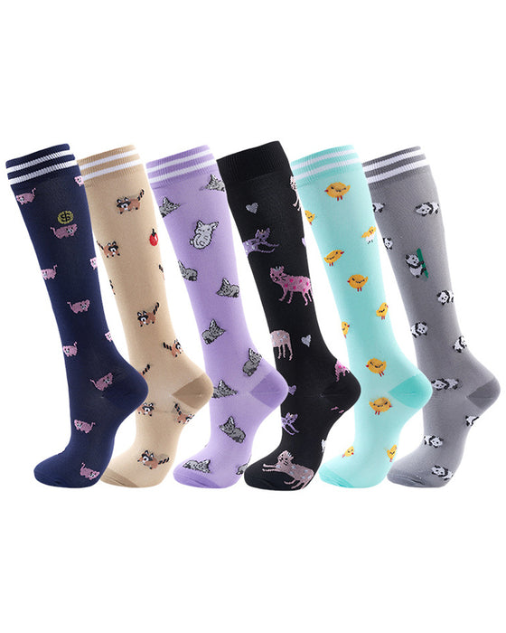 Socken Hoch Elastisch Wade