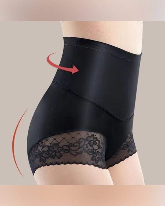 Unterwäsche Seidig Hohe Taille Formend