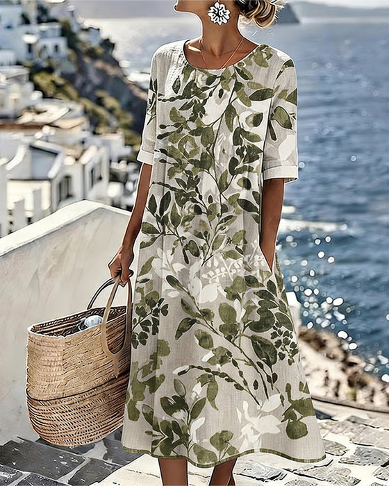 Kleid Gedruckt Shift
