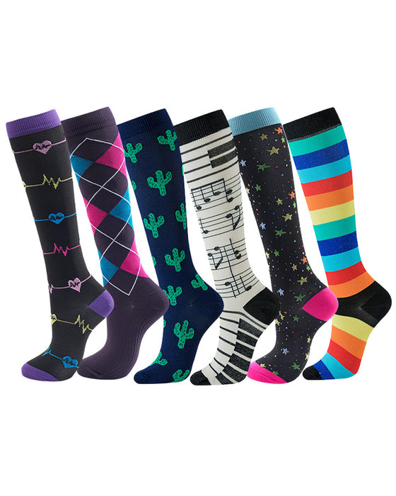 Socken Hoch Elastisch Wade
