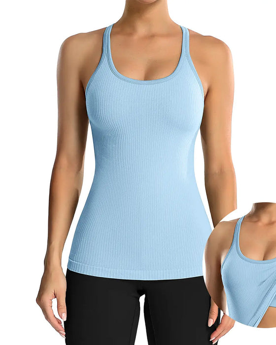 Tanktop Mit Eingebautem Bh Und Racerback