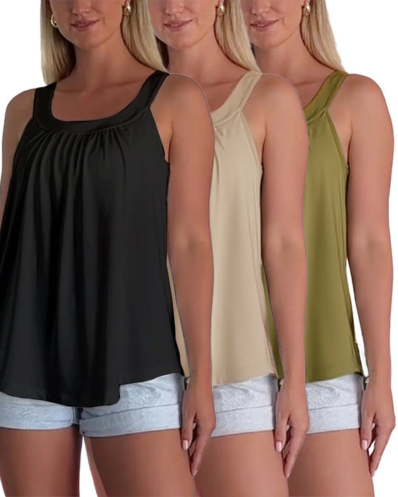 Top Set Uni Plissiert