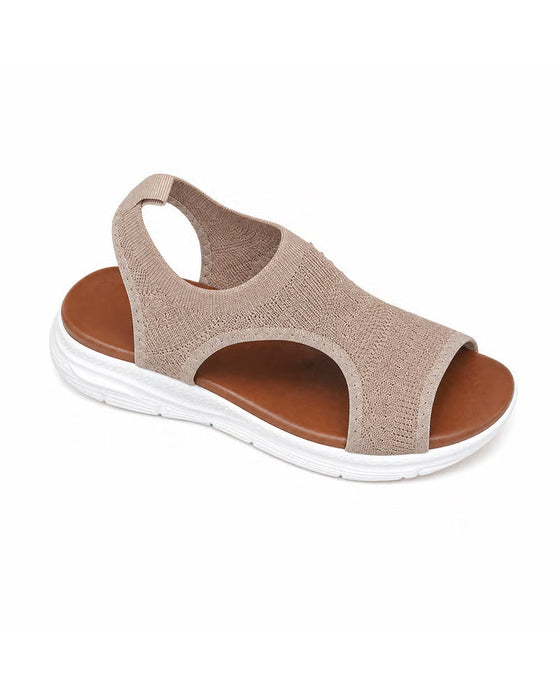 Zehenausschnitt Flyknit Sandalen