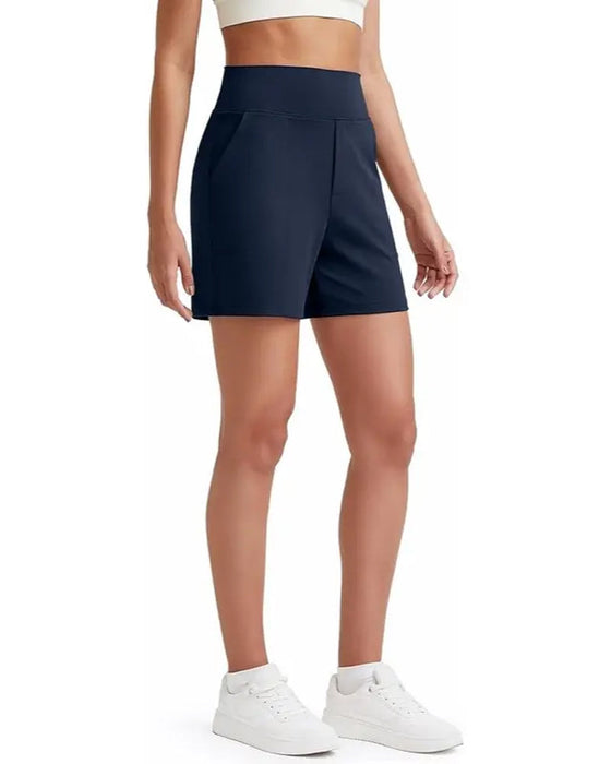Shorts Hohe Taille Sportlich Laufen