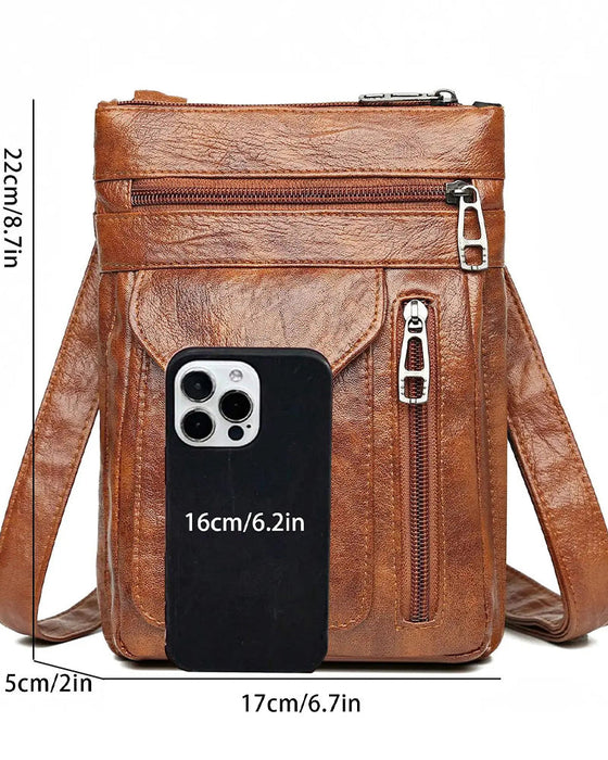 Damen Elegante Vintage Crossbody Schultertasche