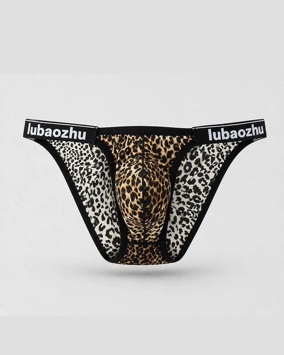 Herren-Tanga Leopardenmuster
