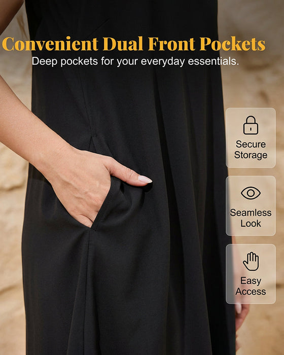 Kleid Ärmellos Uni Rüsche