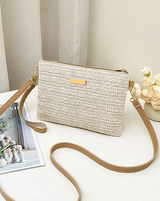 Schulter-Clutch – Leicht, Vielseitig, Metallische Akzente ✨