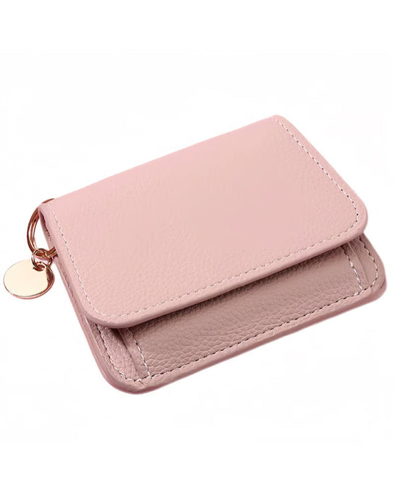 Damenbrieftasche Elegante Minimalistische Kurze Ausführung
