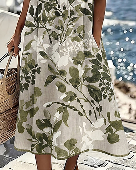 Kleid Gedruckt Shift