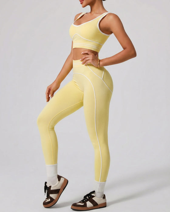 Set Sport Tank Hohe Taille Yoga