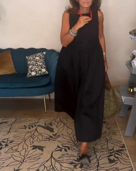 Rückenfreies Kleid Mit Schleife