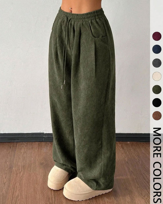Hose Kordelzug Cord Lang