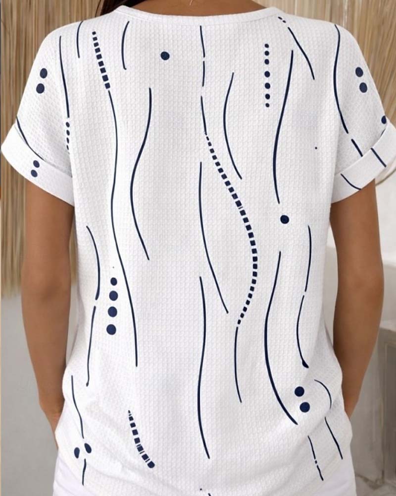 T-Shirt Rundhals Kurzarm