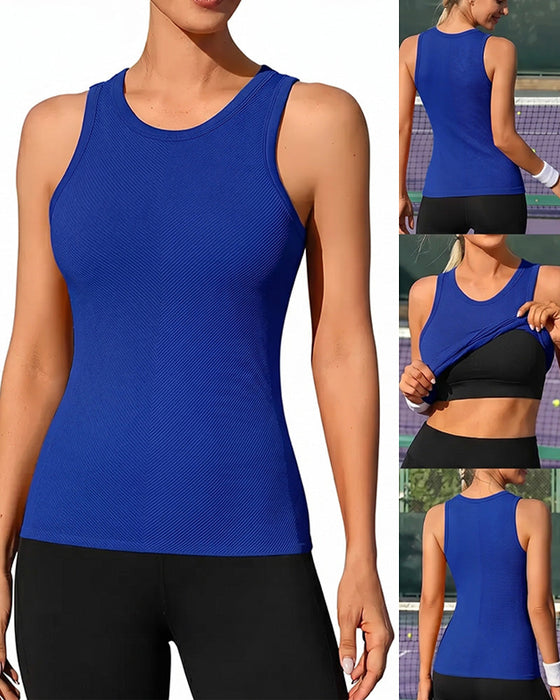Sportliches Tanktop Mit Eingebautem Bh