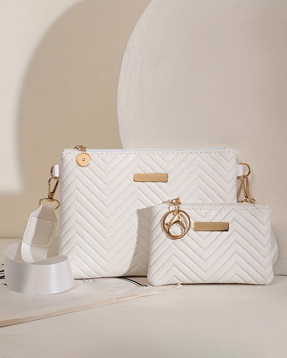 Tasche Wellen Muster Damen