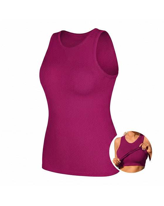 Sportliches Tanktop Mit Eingebautem Bh