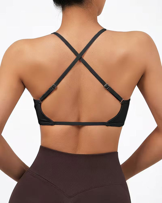 Sport-BH mit Twist-Front