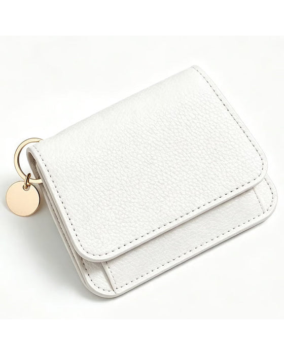 Damenbrieftasche Elegante Minimalistische Kurze Ausführung