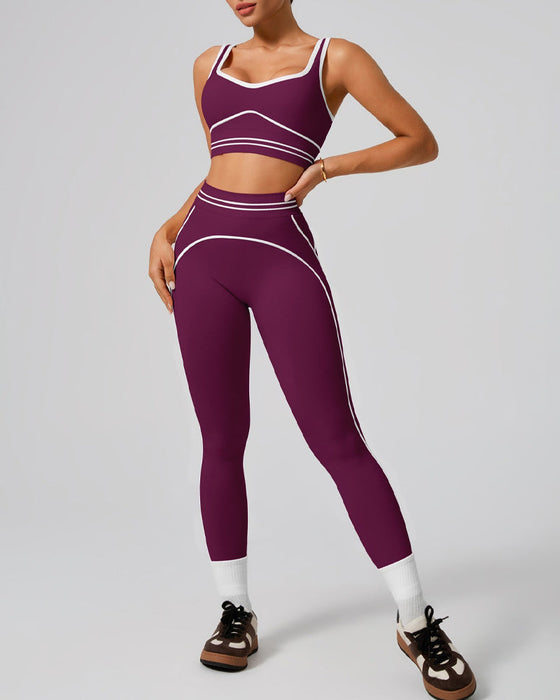 Set Sport Tank Hohe Taille Yoga